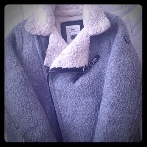 Boys wool moto jacket.